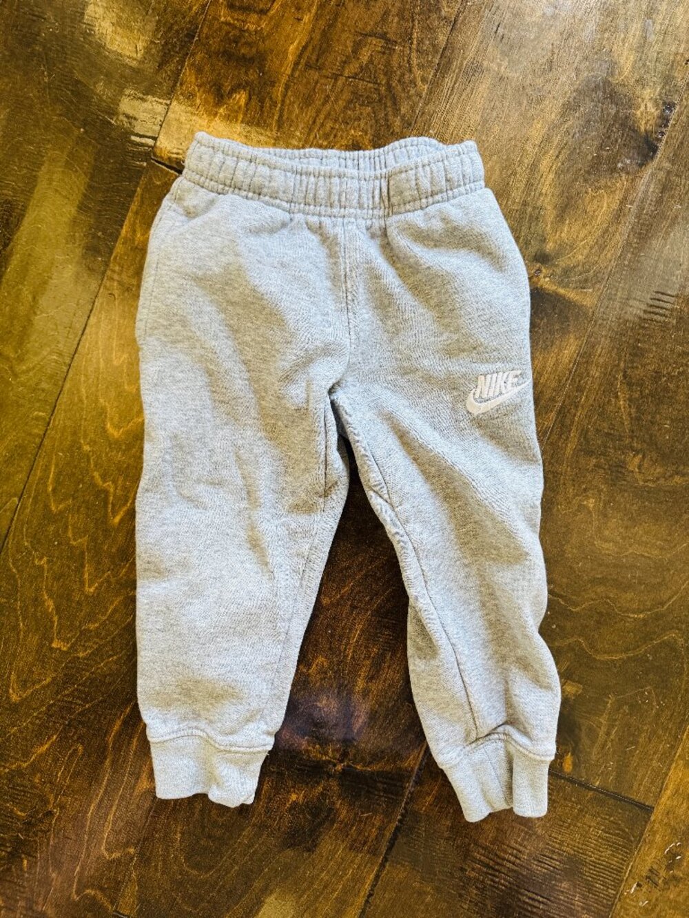 Nike Grey Jogger Sweatpants Toddler 3T Cotton Three Pockets